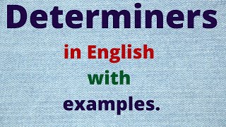 #Determiners in English | Spoken English | Helpful for effective communication | Ramachandran K screenshot 5