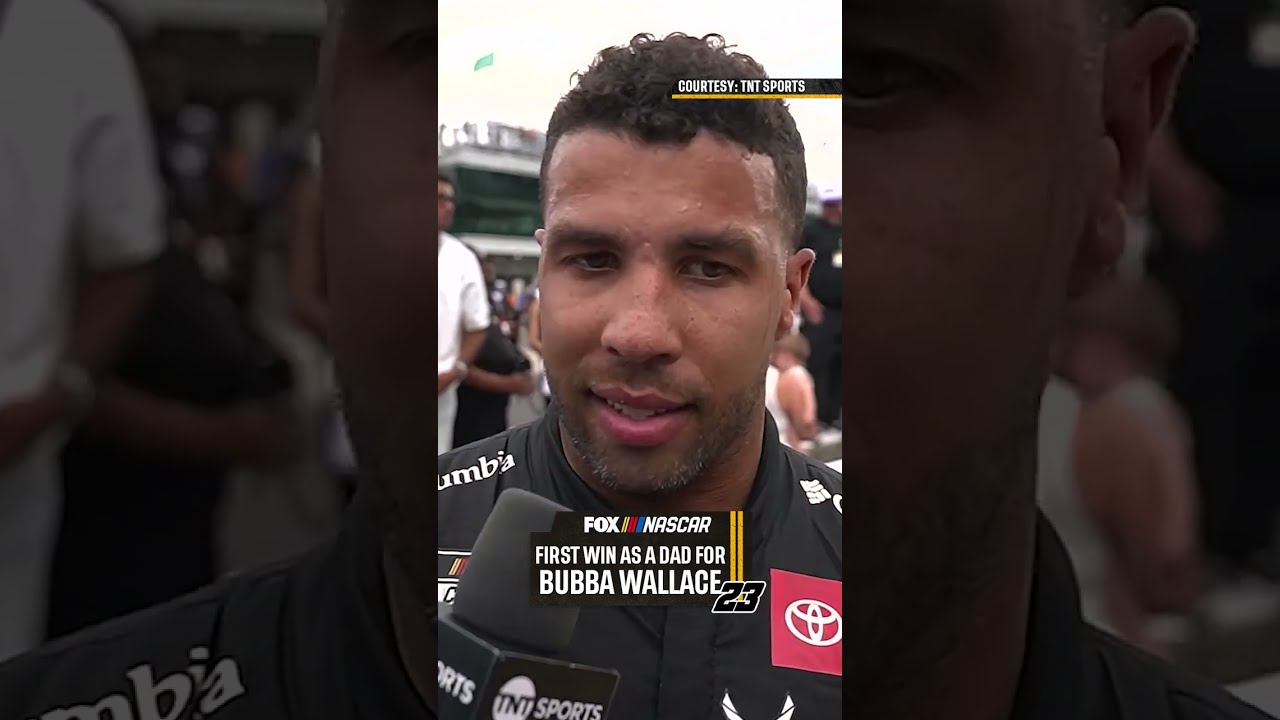 Bubba Wallace S FIRST Win As A Dad Father NASCAR Racing Bubbawallace