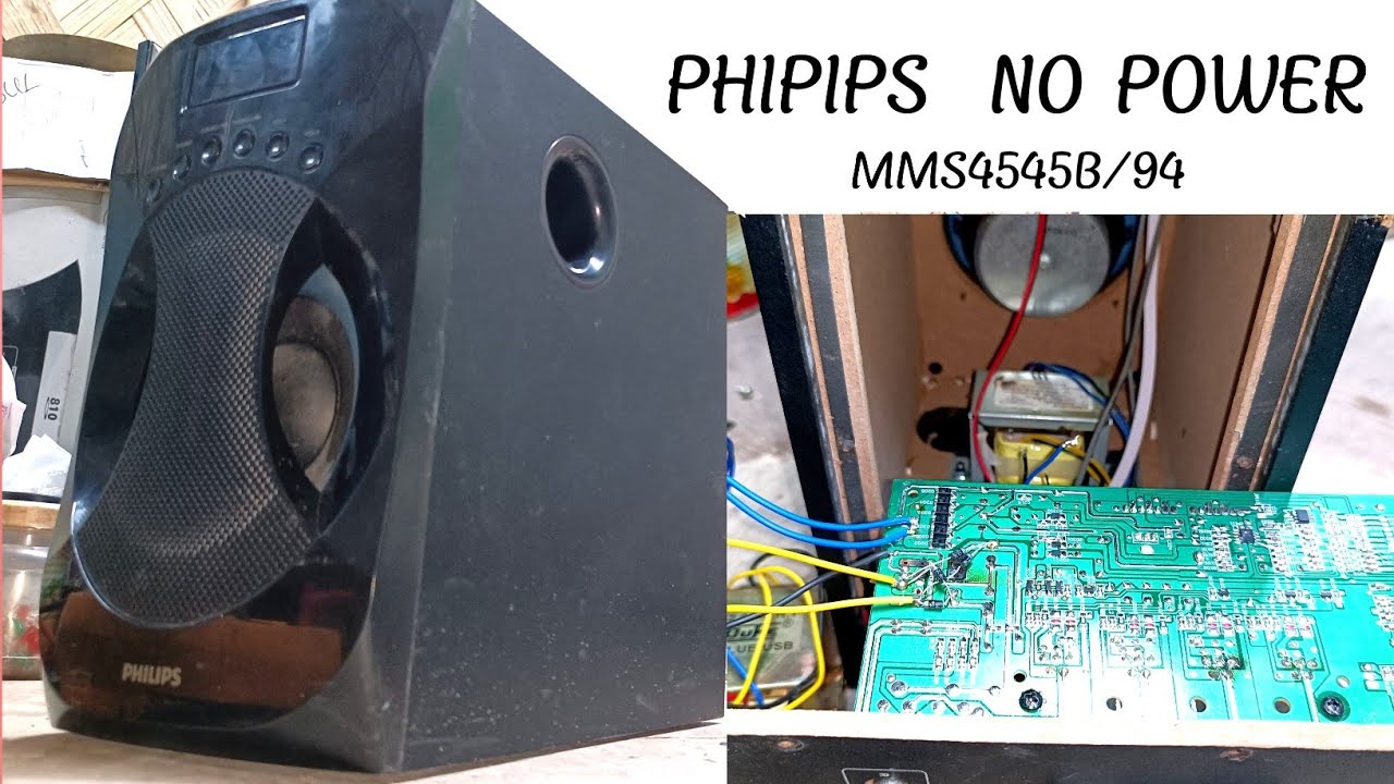HomeTheatre . How To Repair Philips Home Theatre ! Philips Home Theatre Dead Fault Repair