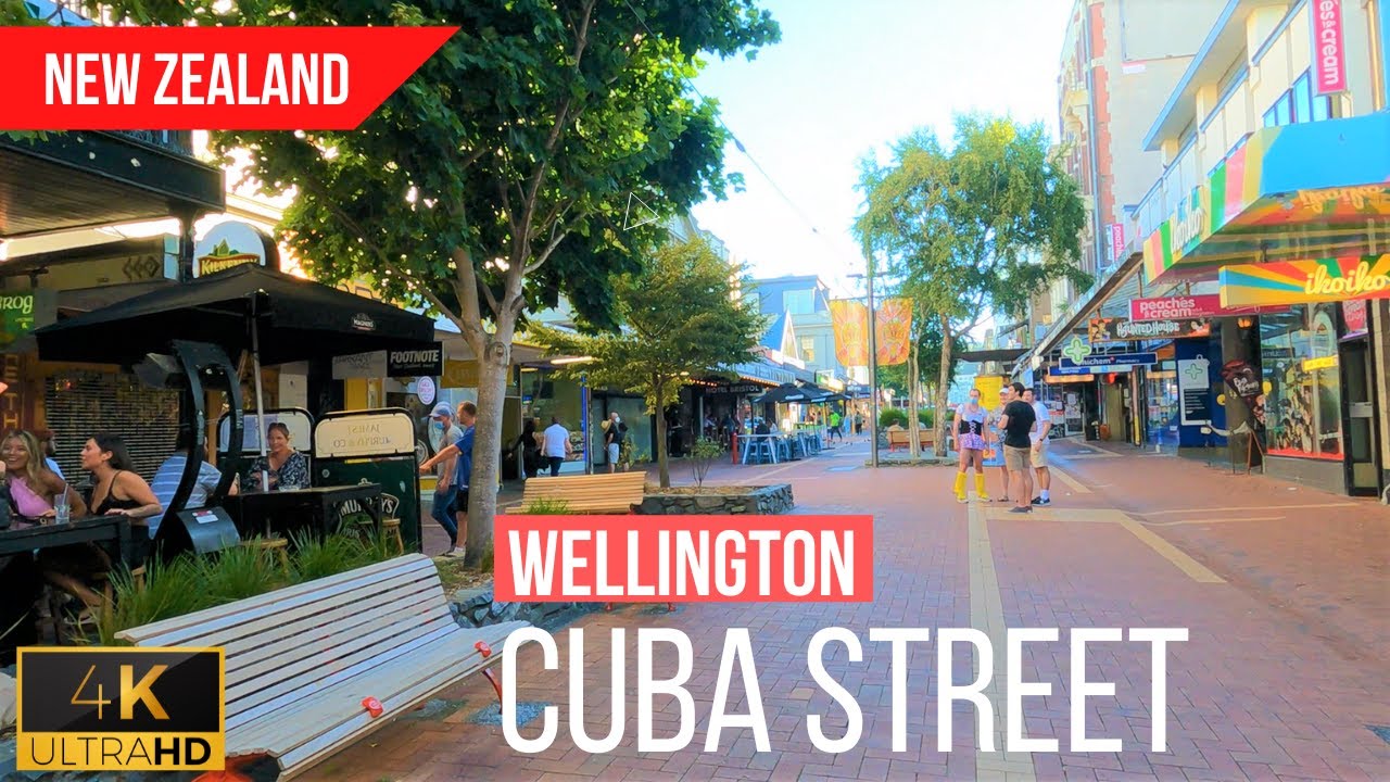 Cuba Street Wellington, New Zealand 4K Walking Tour YouTube