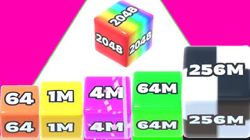 Jelly Run 2048 Infinity Mode Part 4 (New Update 2024, Asmr Gameplay)