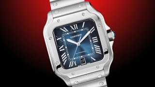 cartier santos blue dial 2019