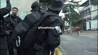 Operação conjunta entre a PCERJ E PMERJ nas comunidades do Alemão e Penha.