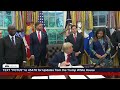 President Trump Participates in a Visit with the Foreign Ministers of the Congo and Rwanda