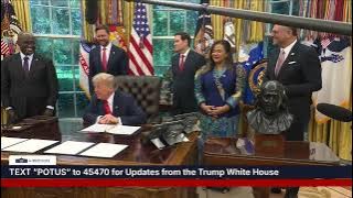 President Trump Participates in a Visit with the Foreign Ministers of the Congo and Rwanda