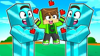 Fui ADOTADO por VILLAGER de DIAMANTE no Minecraft