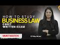 How to Study CSEET Business Law in CSEET Written Exam ? #cseetwritten #cseetexam xam