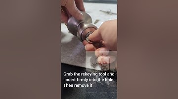 How to rekey Kwikset Smartkey lock in under 60 seconds!