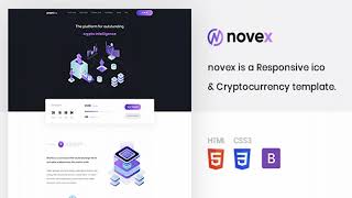 novex - ICO & Cryptocurrency Template | Themeforest Website Templates and Themes