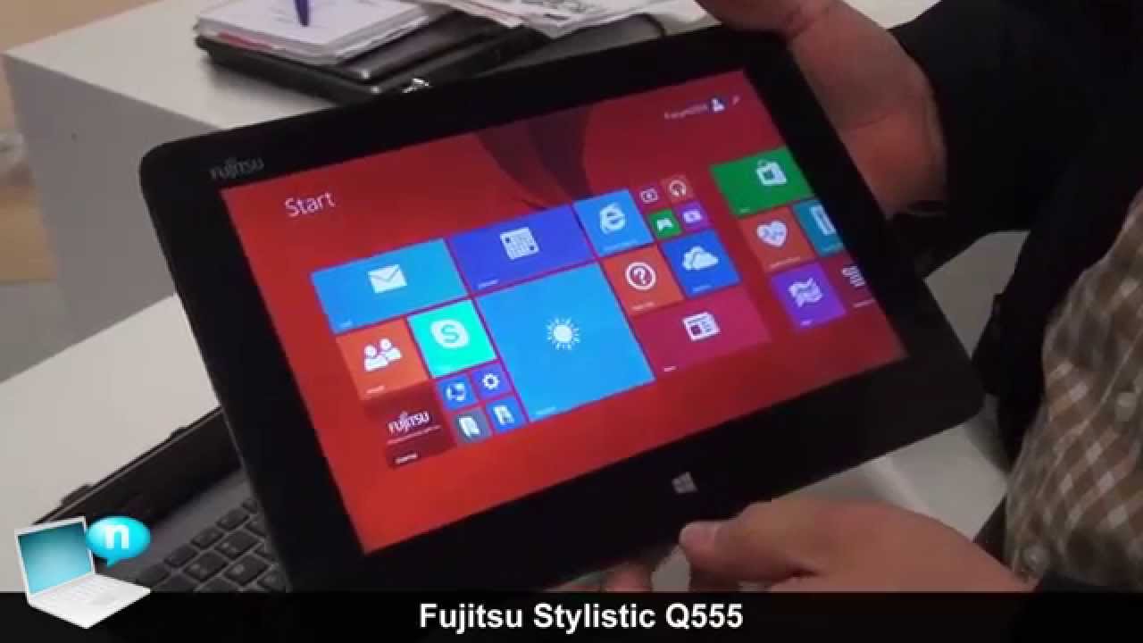 Fujitsu Stylistic Q555 (ENG) - YouTube