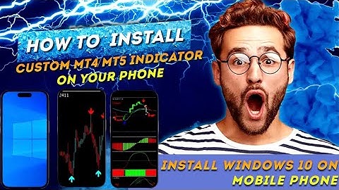 How to install custom indicator on MT5 | MT4 Android and iPhone | Install robot on mobile phones