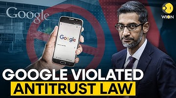 Google illegally maintains monopoly over internet search, judge rules | WION Originals