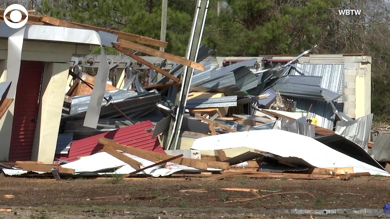 WEB EXTRA: Damage From Deadly Tornado In Brunswick County North ...