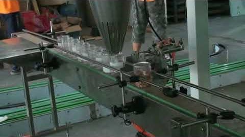 Multihead weigher for peanut (dosing in jars)