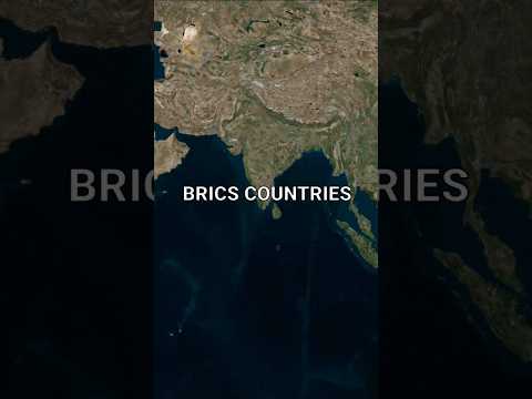 BRICS Member Countries Through Map Animation ||  International Organisation through map Animation ||