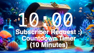 10 Minute Countdown Timer with Alarm | Calming Music | Enchanted Ocean by Timer Creations 1,140 views 12 days ago 10 minutes, 20 seconds