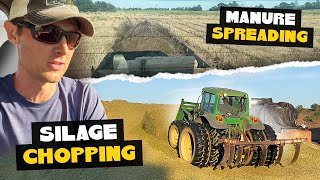 Silage Chopping & Manure Spreading | Big Farm Work in Action!
Corn silage chopping and cane (forage sorghum) chopping as well as spreading some manure on our fields and catching up on spraying!
DIVE INTO ALL 35 OF OUR MUSIC VIDEOS: https://www.youtube.com/watch?v=b1ggndEE9M8&list=PLpniJUeAKfupMAobWOtCvEmjosZiPX07S
For more about us and our farm, booking us for entertainment at events, touring our farm, and snagging some cool merchandise, check out: http://www.petersonfarmbrothers.com
Facebook: http://www.facebook.com/petersonfarmbros
Twitter, Instagram, Snapchat: @petefarmbros
TikTok: https://www.tiktok.com/@petersonfarmbros
Parody You Planted All Night Long: https://www.youtube.com/watch?v=EEkeJA3g9pA
Fancy Like Parody: https://www.youtube.com/watch?v=b1ggndEE9M8
Thunderstruck Parody: https://www.youtube.com/watch?v=nMOe5VtW5uo&t=154s
Uptown Funk Parody: https://www.youtube.com/watch?v=D3ibdRMkNvU
Party Rock Anthem Parody: https://www.youtube.com/watch?v=jYZPcUNyUaQ
Sail Parody: https://www.youtube.com/watch?v=lNcxCbD2YqM
Old Town Road Parody: https://www.youtube.com/watch?v=TNQCSHNDOtg Things Farmers Say During Harvest: https://www.youtube.com/watch?v=mX3m5b-XUwU
Our family belting it out in our new grain bin: https://www.youtube.com/watch?v=GfpiWjuogBA&t=67s
Check out our farm jokes video: https://www.youtube.com/watch?v=YrJ5yQ5JNb0
Meet the Peterson Farm Bros - Greg (34), Nathan (31), and Kendal (28) Peterson, proud 5th generation family farmers in Kansas alongside our parents David and Marla, and our amazing wives BrookeAnna (Gregs), Riley (Nathans), and Caelan (Kendals), plus our kids! (We also have a sister, Laura, and her husband Walker in SW Kansas). This channel is packed with videos showcasing our family farm, our care for animals, and our crop adventures. From entertaining parodies to hilarious skits and informative vlogs, we aim to share what a real family farm is all about. With over 250 million views on social media, you won’t want to miss out! Hit subscribe here on YouTube, visit www.petersonfarmbrothers.com for more info, and don’t forget to follow us on Facebook/TikTok (Peterson Farm Bros) and Instagram/SnapChat/Twitter (@petefarmbros) for more behind-the-scenes fun! Silage Chopping & Manure Spreading | Big Farm Work in Action!
