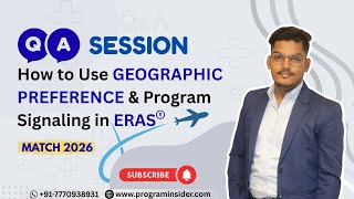 ERAS 2026: Geographic Preferences & Program Signaling Q&A | Residency Match Tips & Strategy