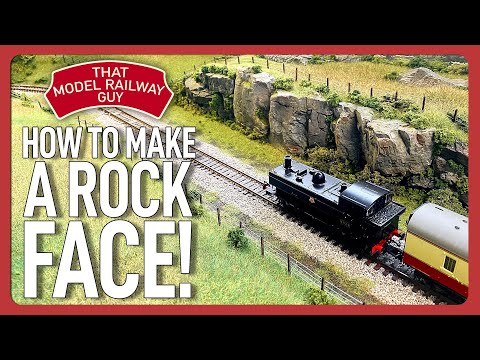 Building A Modular Model Railway - Episode 22: How To Make A Rock Face!