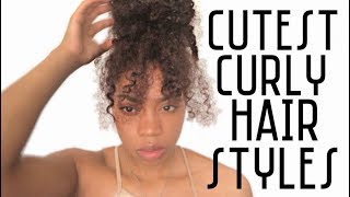 CUTEST CURLY HAIRSTYLES | Sidne Power