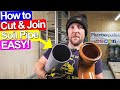 HOW TO CUT AND JOIN SOIL PIPE THE EASY WAY