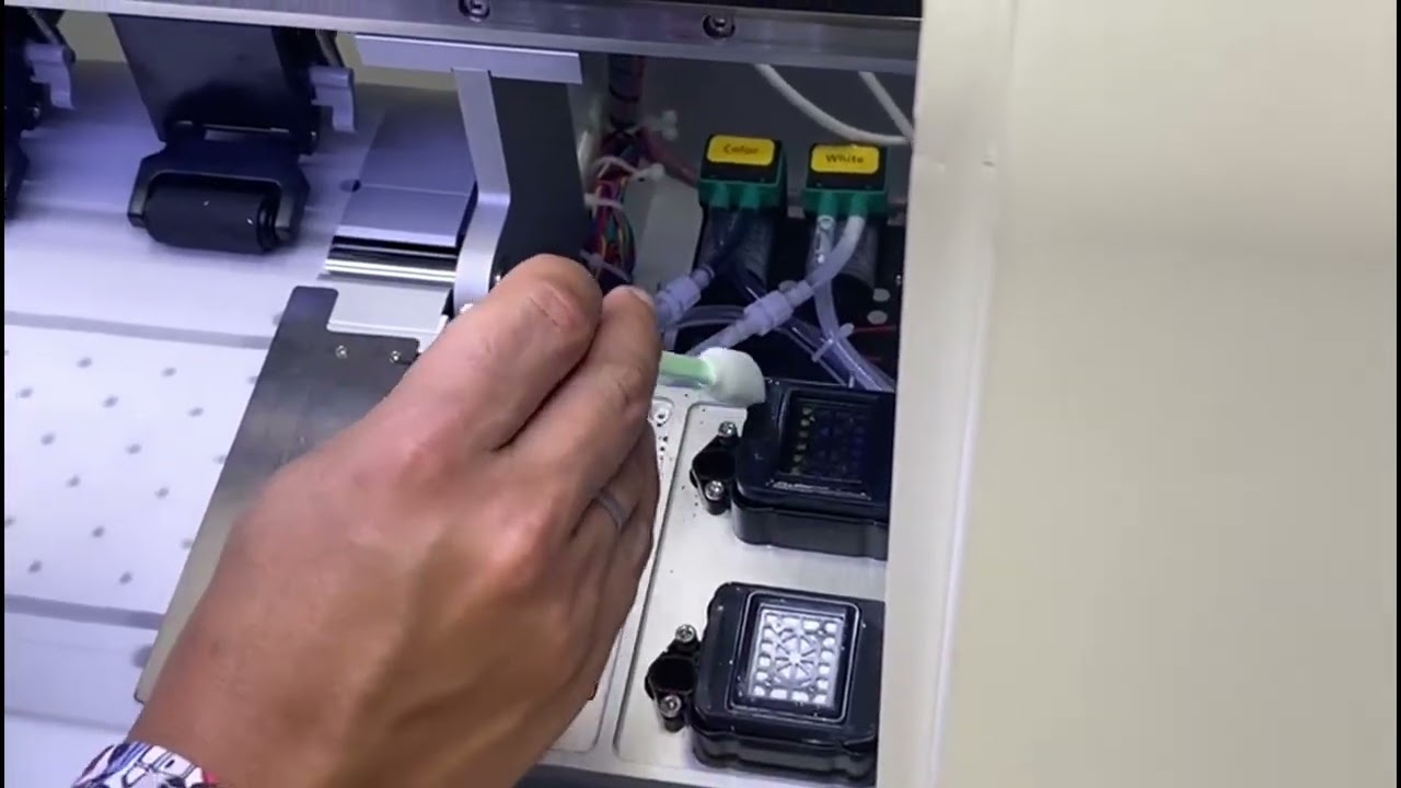 Mantenimiento diario TexTek DTF-30