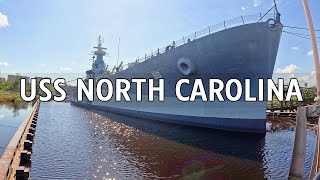 USS North Carolina - The USN's first fast battleship | Weapons tour | Ship tour | Wilmington NC