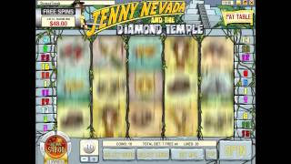 Jenny Nevada And The Diamond Temple Rival Software 20-Line Slot