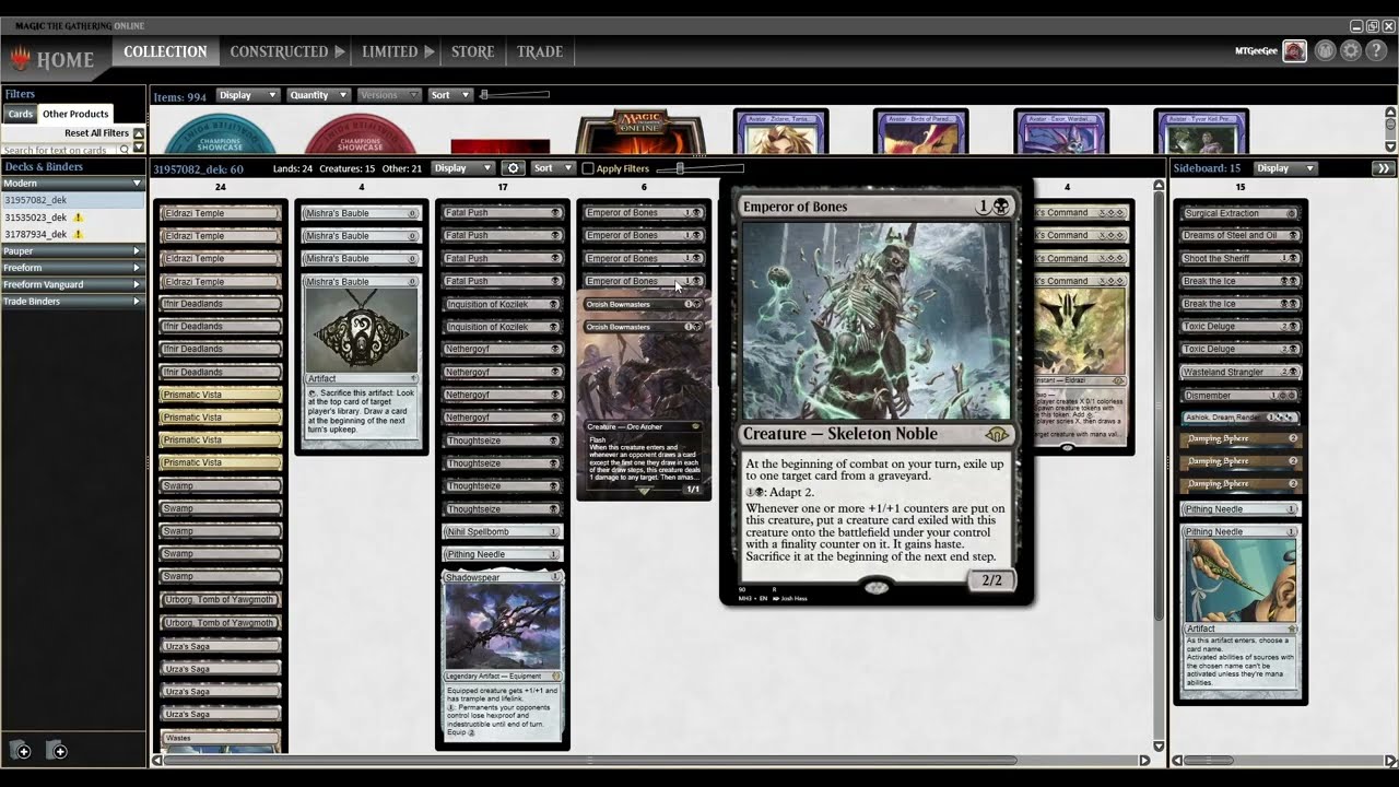 Eldrazi Lite? Mono Black Eldrazi MTGO Modern League