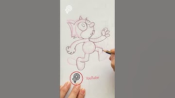 Felix the Cat Step By Step .#shortsvideo #short #shortvideo #shorts