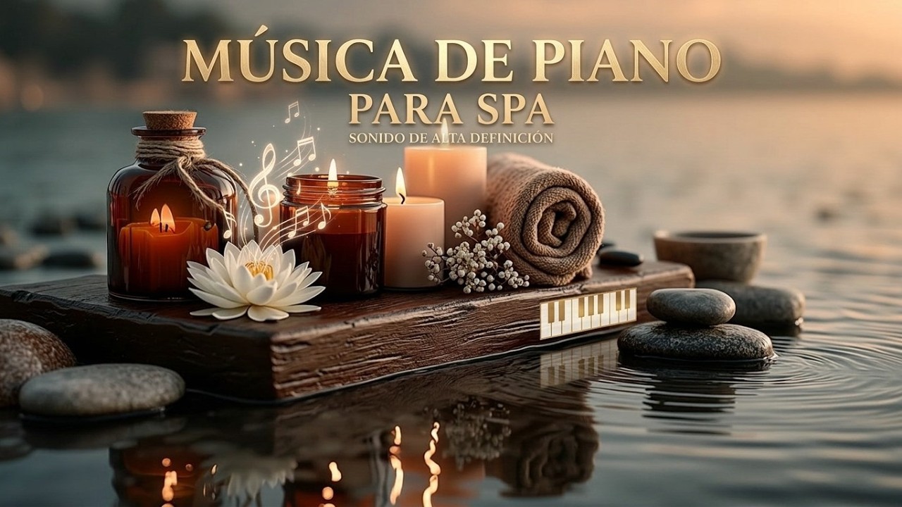 Música de piano para spa | Piano relajante para masajes profundos y bienestar terapéutico