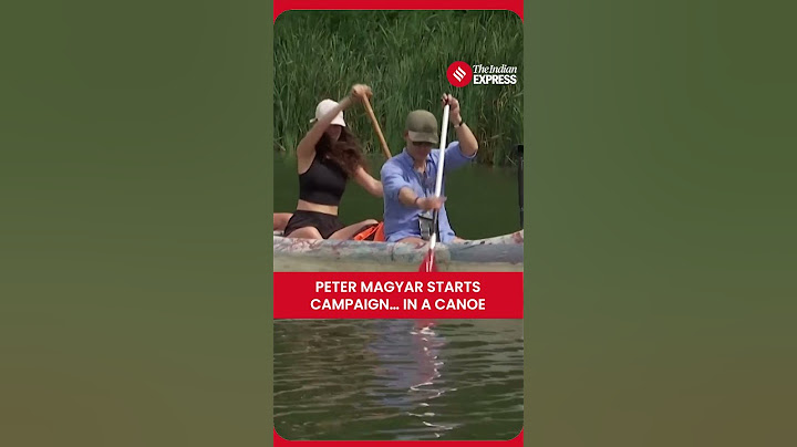 Magyar Péter ellenzéki vezető 80 napos kampánytúrát indít kenuval