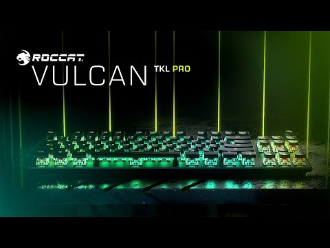 ROCCAT Vulcan TKL Pro | Compact Optical RGB Gaming Keyboard | 4K Trailer