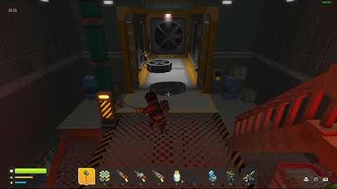Scrap Mechanic Survival How to get block in warehouse