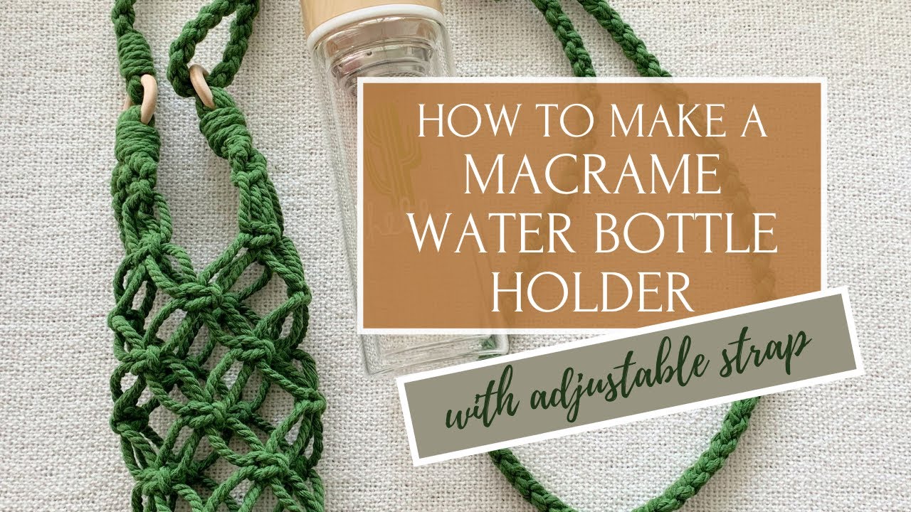 DIY Water Bottle Holder - MindyMakes