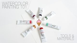 Watercolor Painting 101: Tools & Materials YouTube