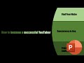 How to Create Power Point Presentation Template tutorial about You tuber present template 265