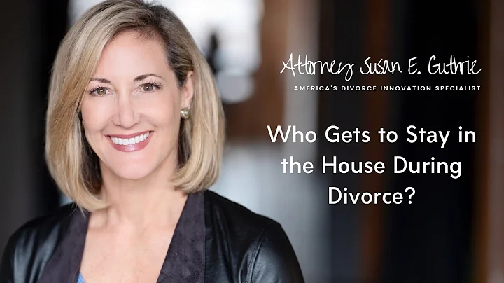 Who Gets to Stay in the House During Divorce?  wit...