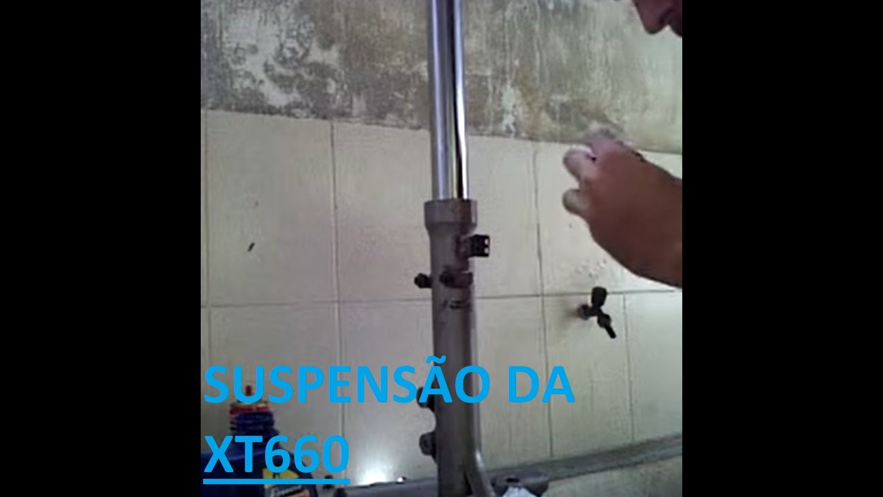 SUSPENSÃO da XT660 VAZANDO - COMO TROCAR O RETENTOR da BENGALA da XT - parte 9