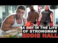 A Day In The Life of Eddie Hall (Worlds Strongest Man) | Training and Eating to Fight The Mountain