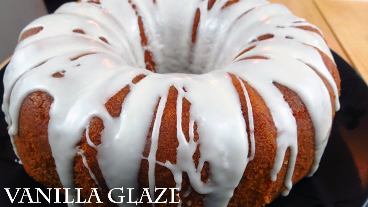 Vanilla Glaze - easy recipe