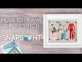 How to Frame Cross Stitch | Snapshot Pattern | Fat Quarter Shop Flosstube