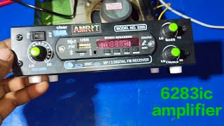 6283ic amplifier speaker nahin baj 🤔🔊🔊6283ic ka audio out nahin ho raha 🎼🎶 kaise repair Karen 😧🔥🤔🔊#