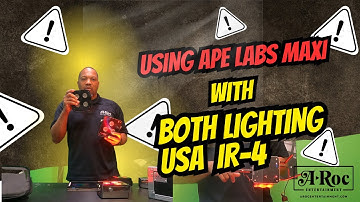 How to Connect Your APE LAB MAXI V1 Lighting to Lighting USA IR-4 Uplights Using the APE LABS W-APP