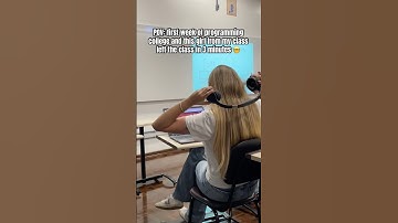 She is the smartest student in class😅 #student #codergirl #coder #html #python #javascript #school