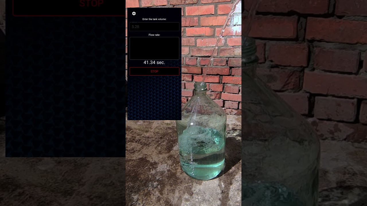 How to measure the well flow rate  