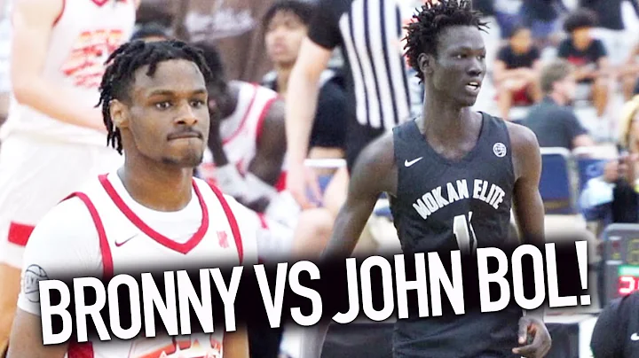 Bronny James Gets Challenged By John Bol! Brady Du...