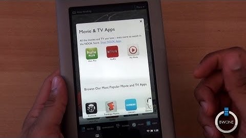 Nook Tablet OS Walkthrough - BWOne.com
