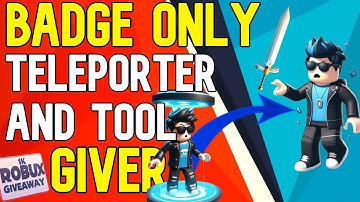 How To Make Badge Only Teleport and Tool Roblox Studio Tutorial
