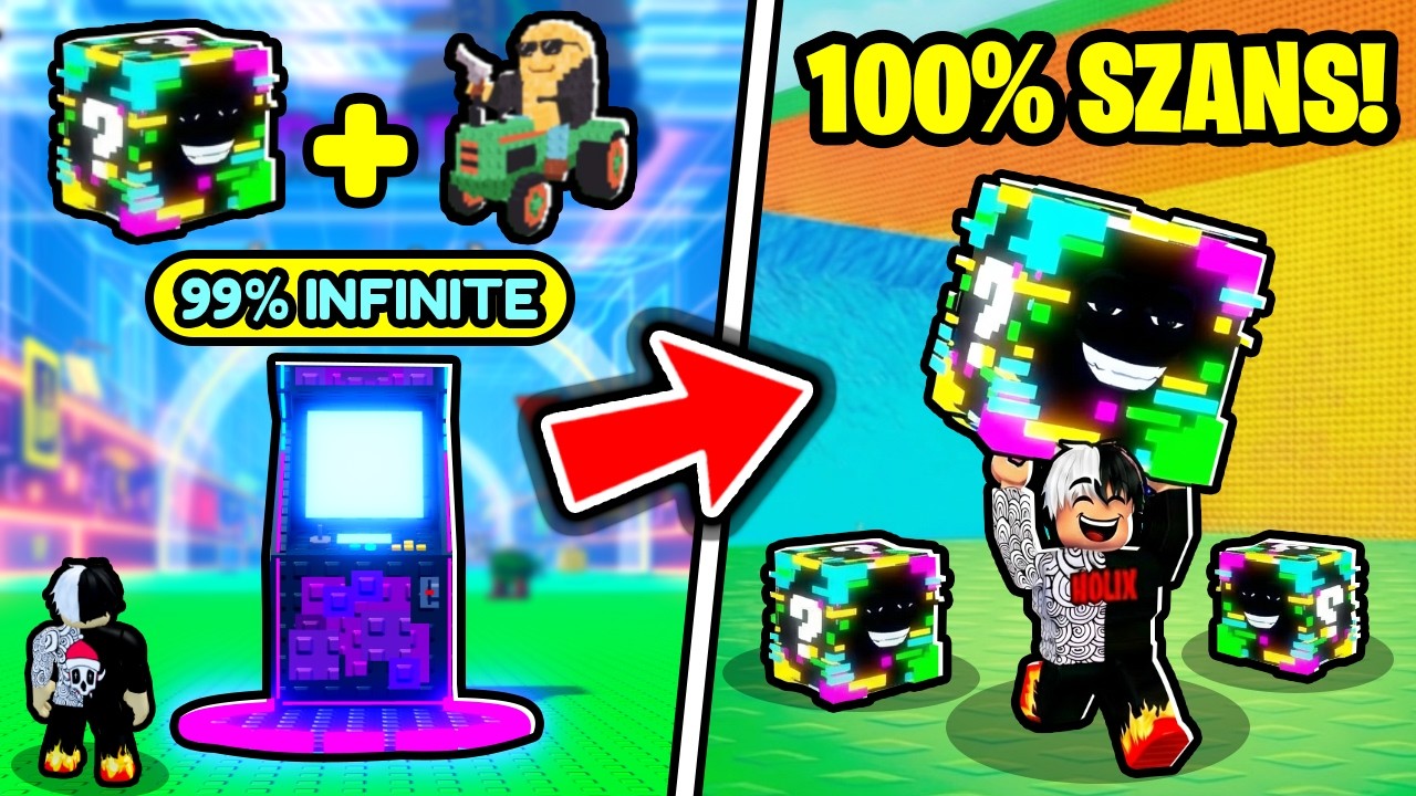 UKRYTA RECEPTURA NA INFINITE LUCKY BLOCK w TSUNAMI BRAINROT (ROBLOX)